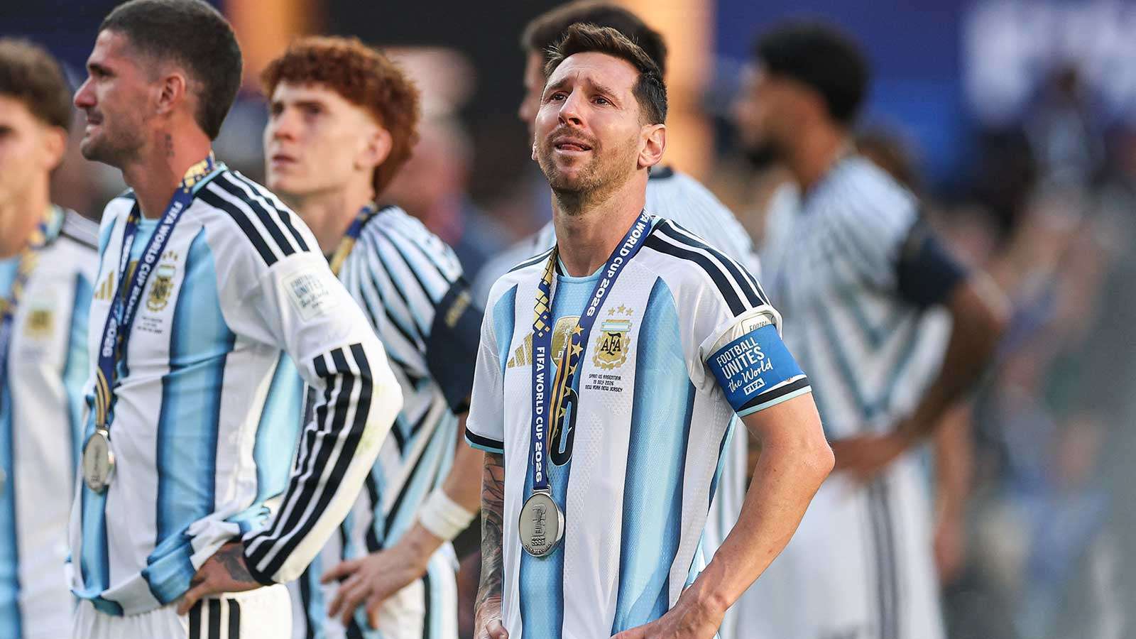 Messi Tears After Spain Defeats Argentina in World Cup Final