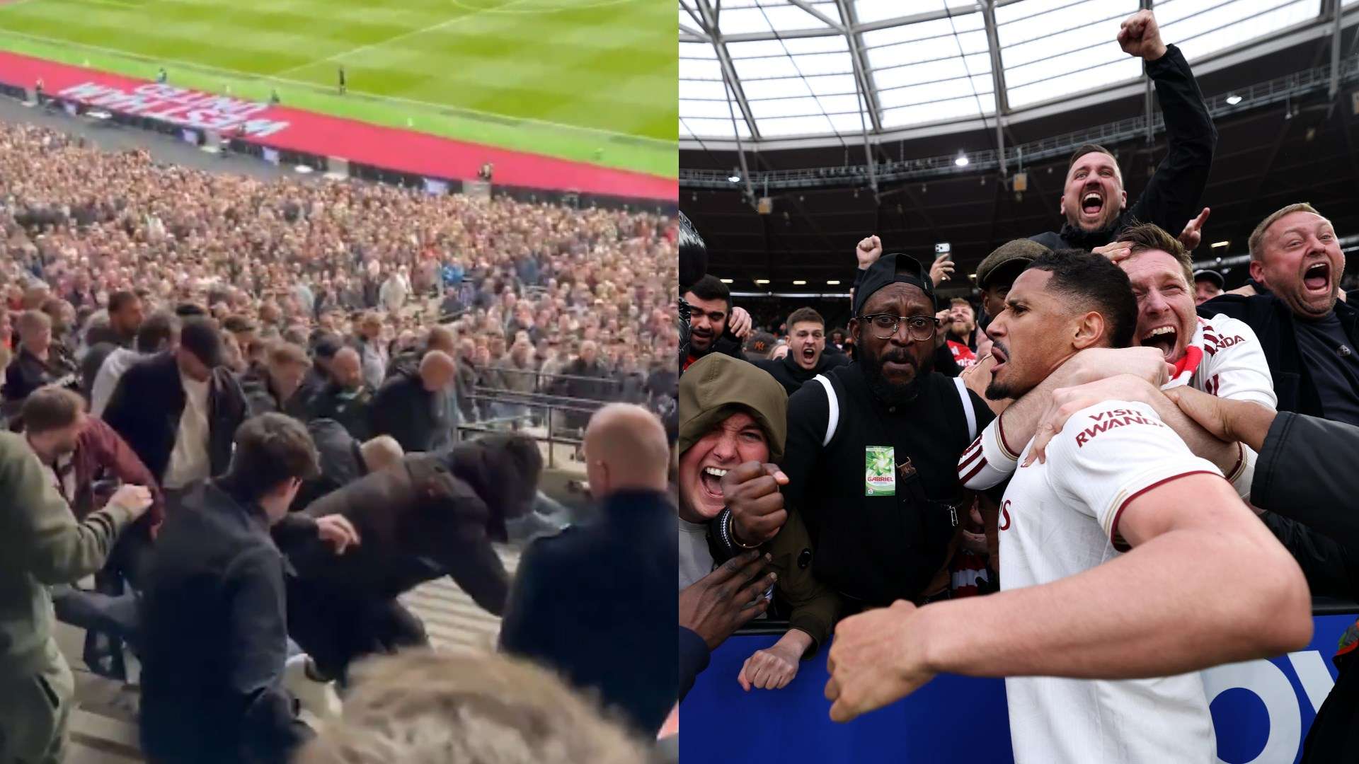 Arsenal Beat West Ham 1-0 Amid Fan Violence at London Stadium