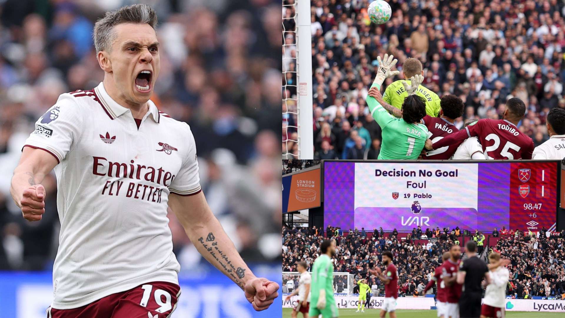 Arsenal Edge West Ham 1-0: Trossard Winner Survives Dramatic