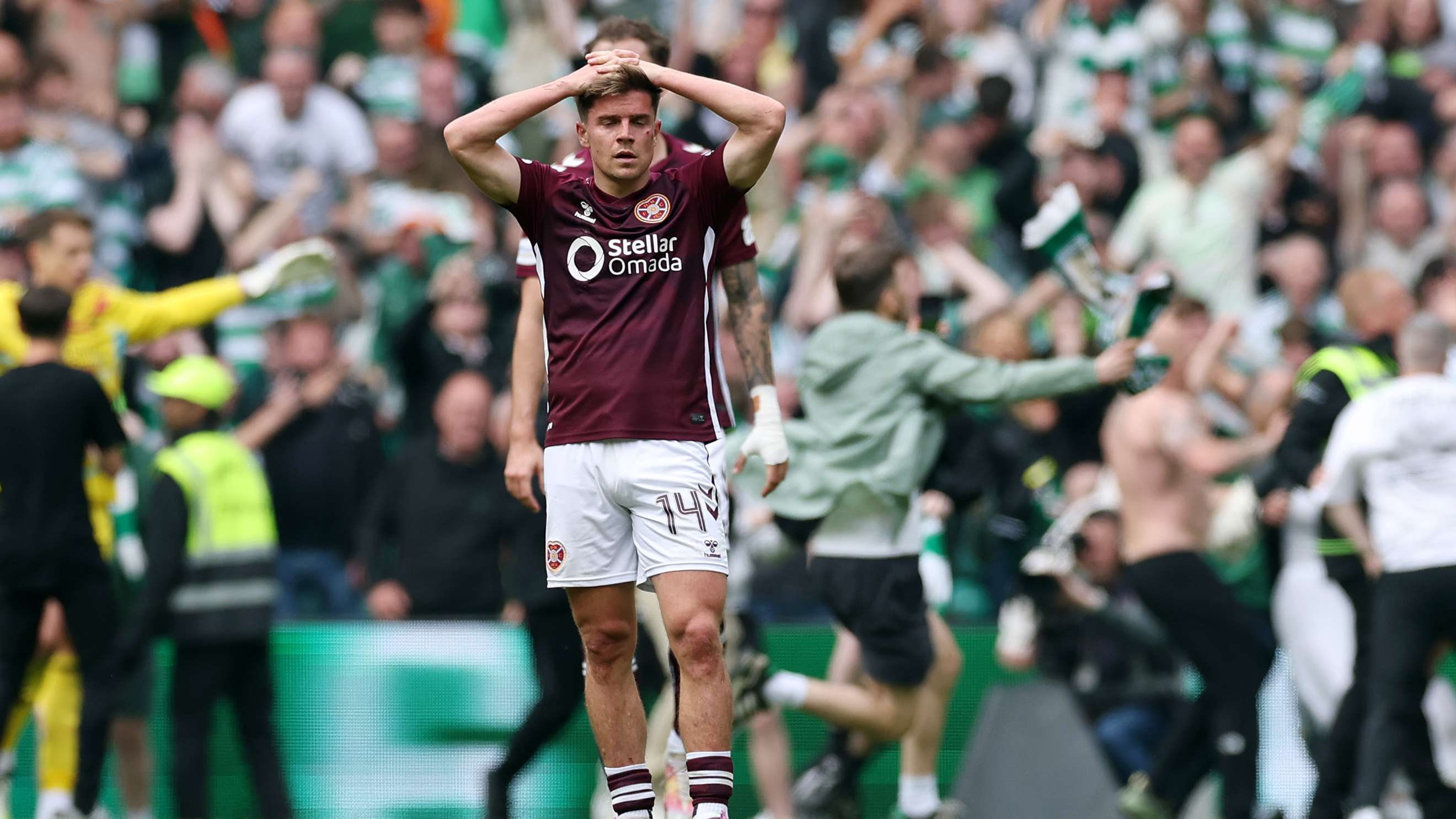 Hearts Defender Borchgrevink Describes "Complete Chaos"