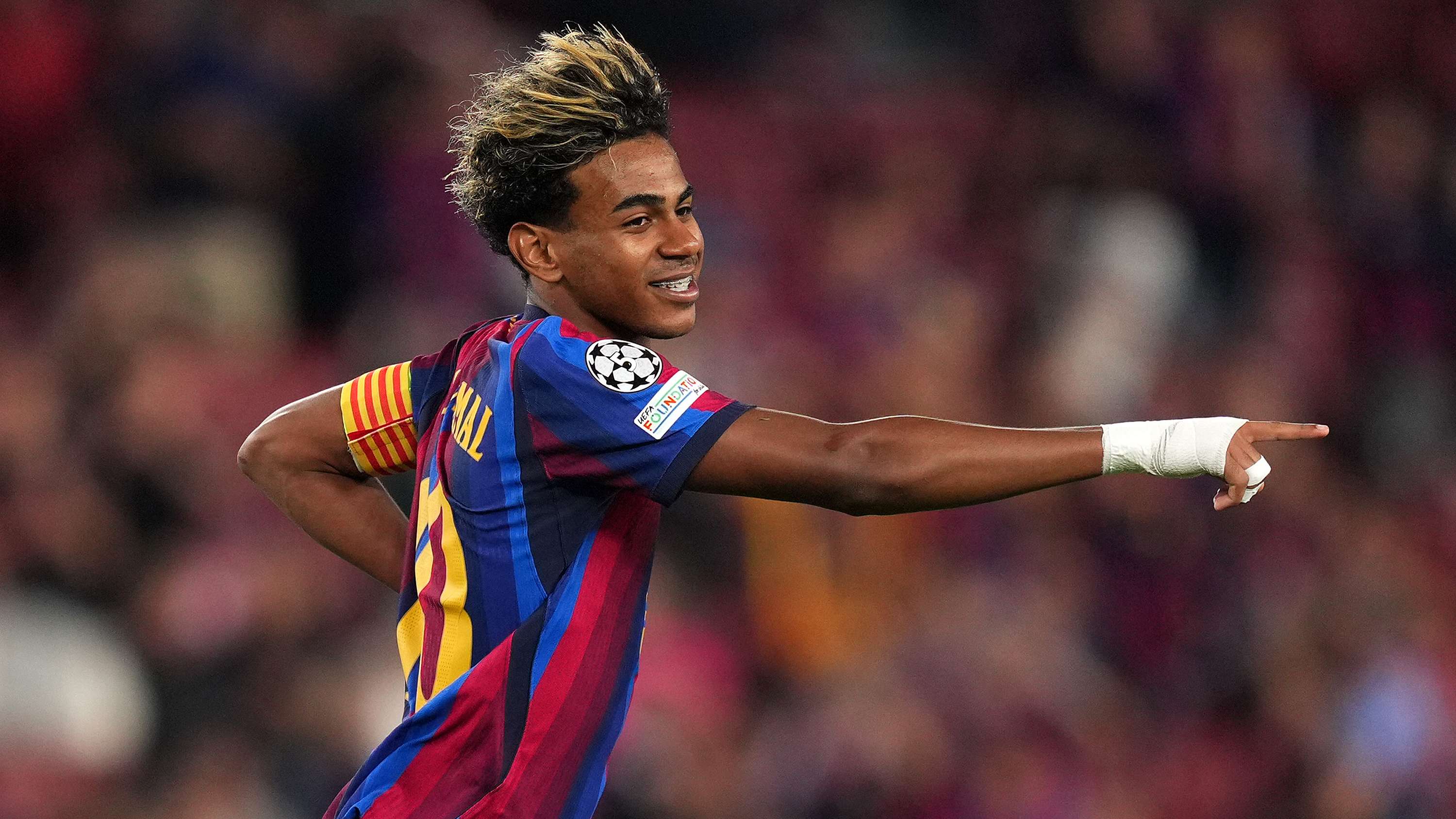 Lamine Yamal breaks Champions League record in Barcelona's