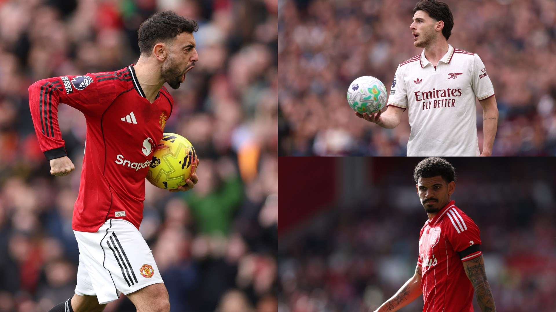 Premier League Player of Season: Bruno Fernandes, Rice,
