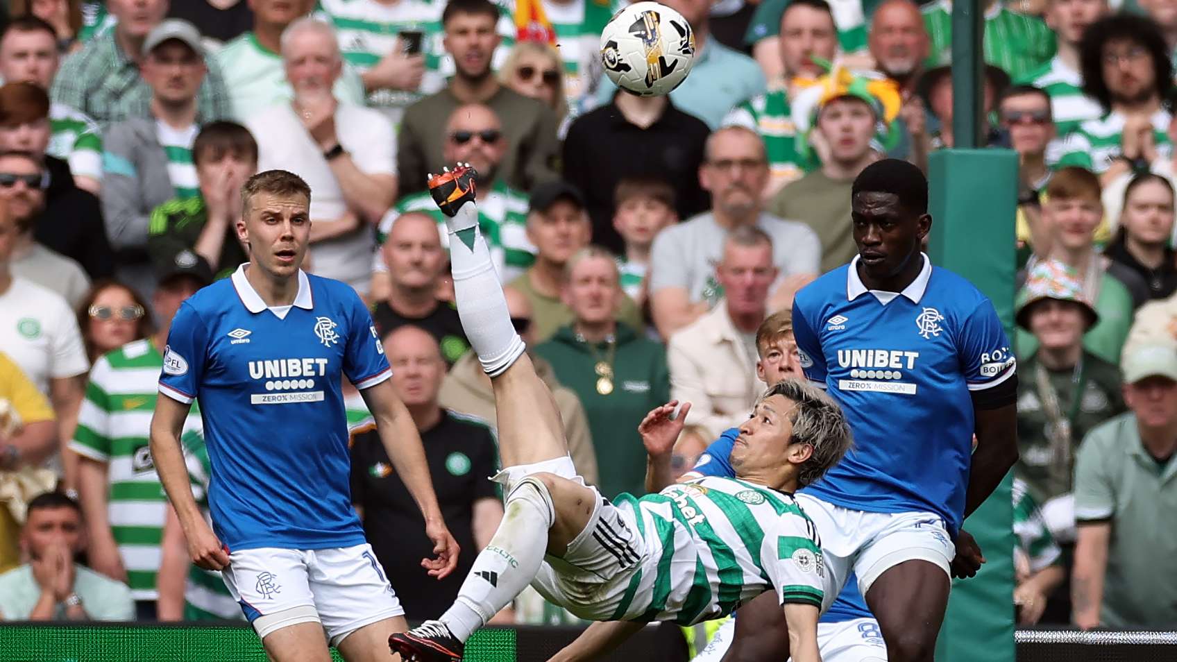 Maeda's Overhead Kick Fires Celtic Past Rangers in Old Firm