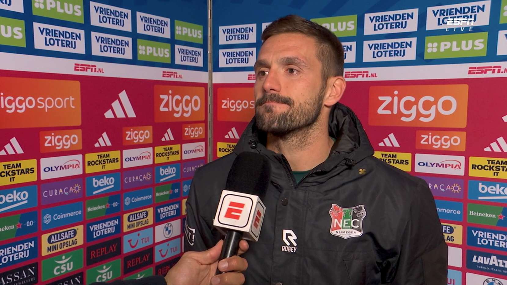 Tadic Defends NEC Comments After Emotional Ajax Return