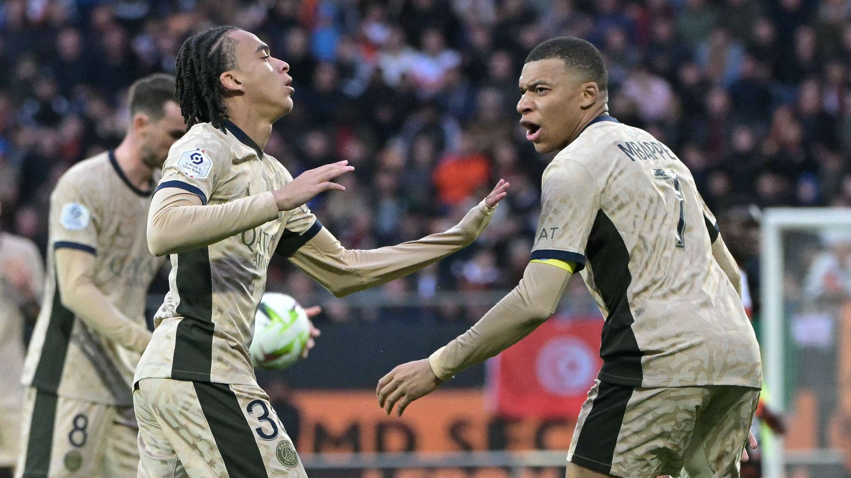 Kylian Mbappé Scores as Brother Ethan Sent Off in Champions