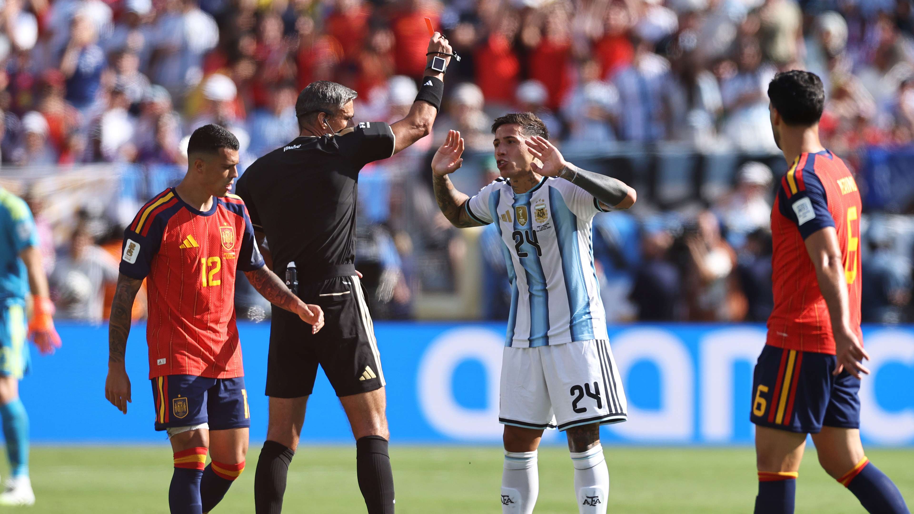 Enzo Fernandez's Red Card Overshadows Argentina's World Cup