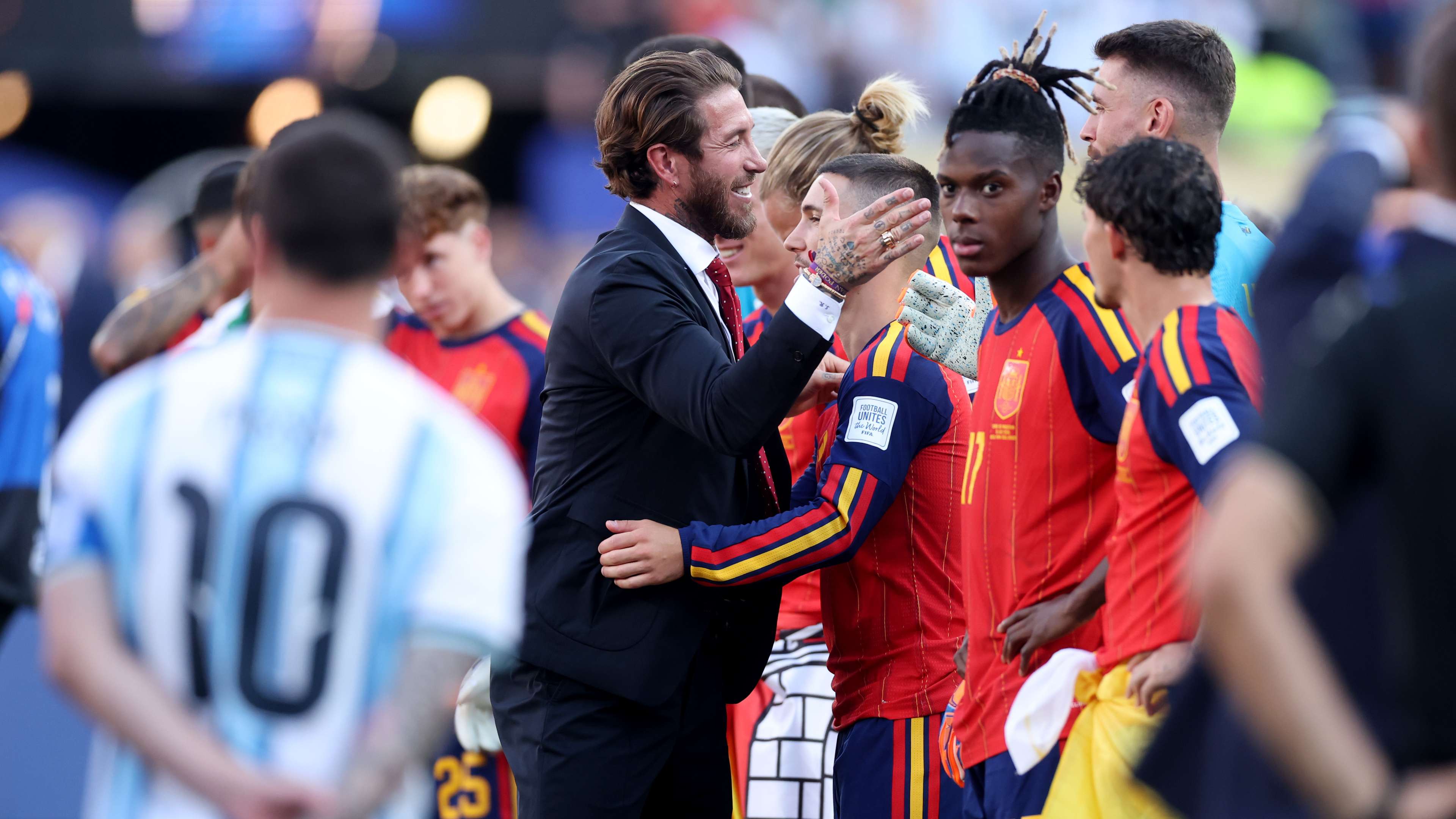 Sergio Ramos AI Image with Messi After 2026 World Cup Final