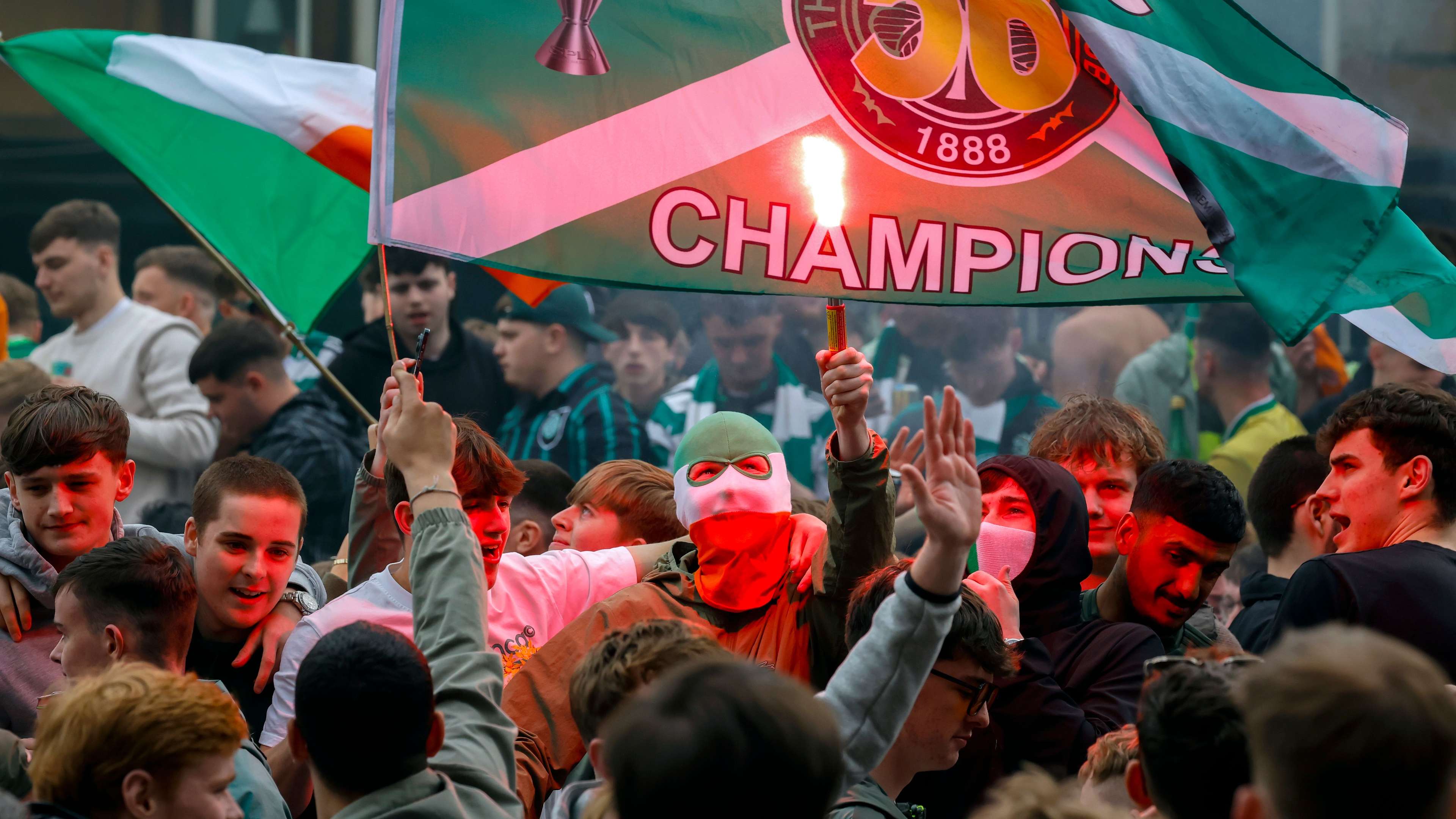 Celtic Title Win Marred by Violence as Police Launch