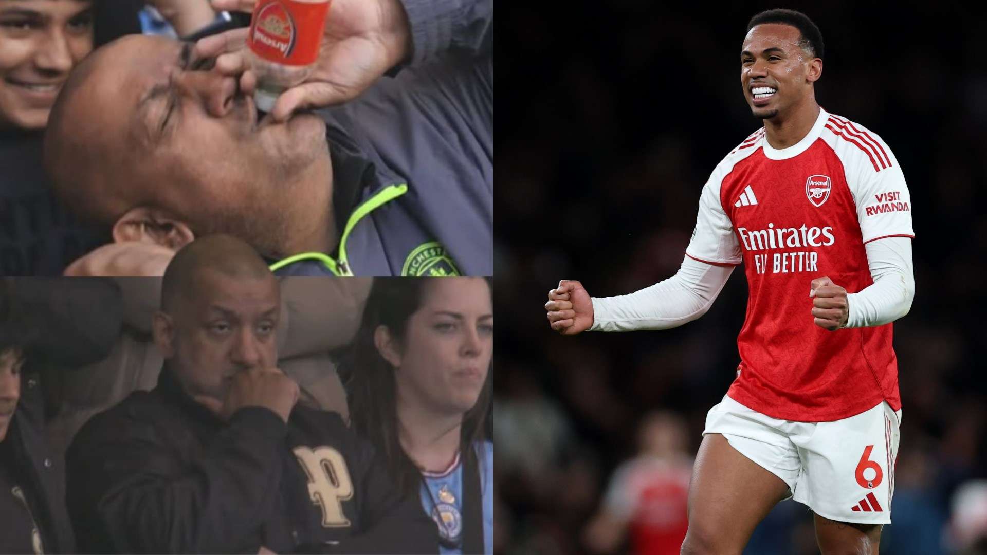 Gabriel Hits Back at Viral Man City Fan After Arsenal Win