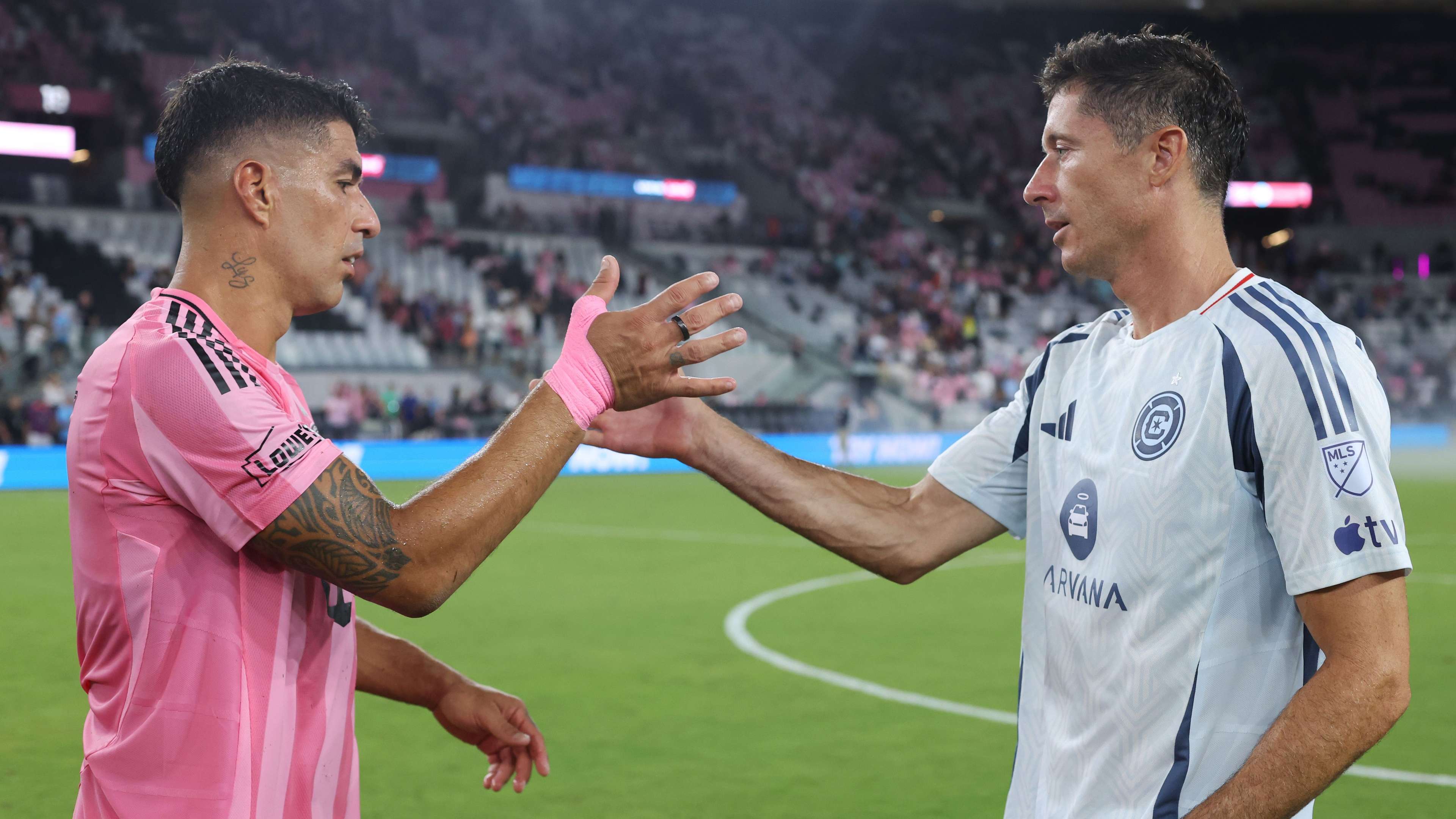 Suarez Nets Twice as Inter Miami Stuns Lewandowski's Chicago