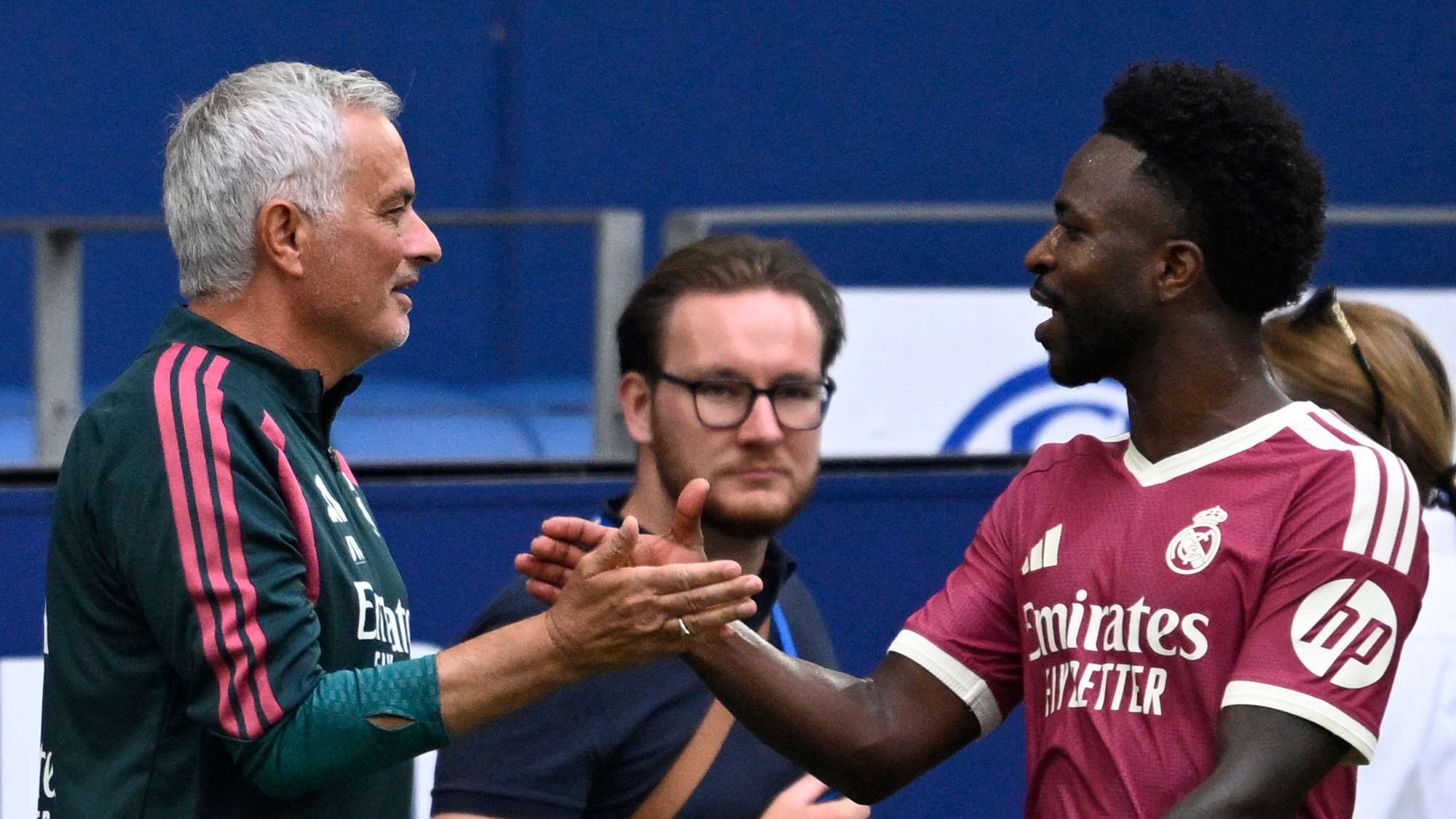 Vinícius Jr Cuts Short Handshake with Mourinho After Betis
