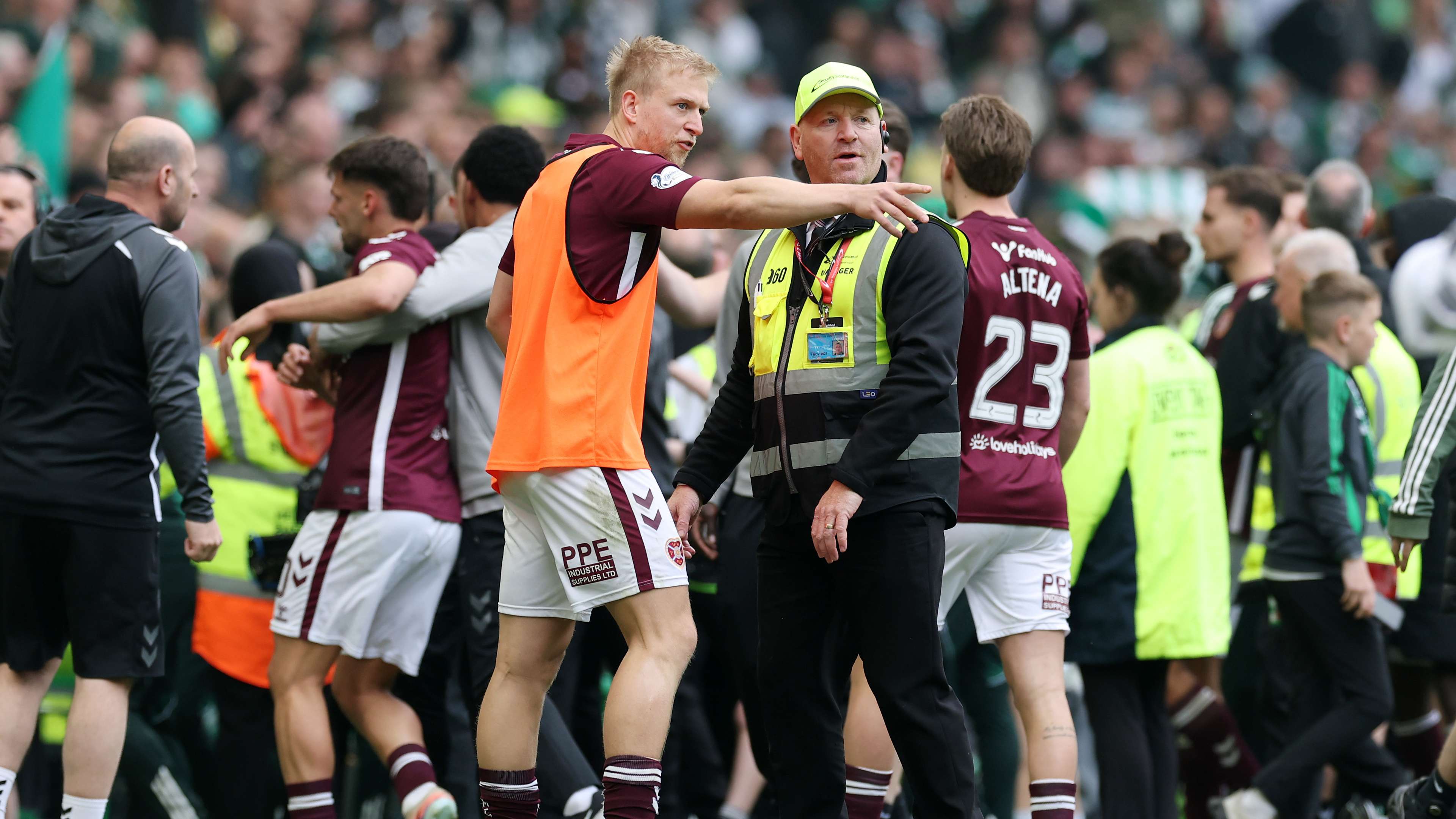 Hearts Condemn Celtic Park Pitch Invasion as Players Face