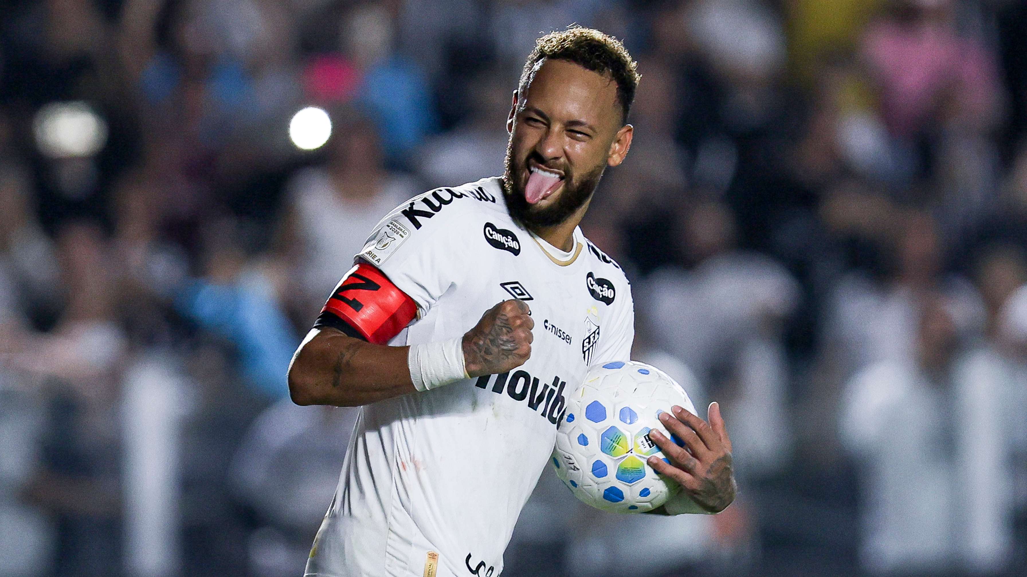 Neymar Scores Brace for Santos in Return After World Cup