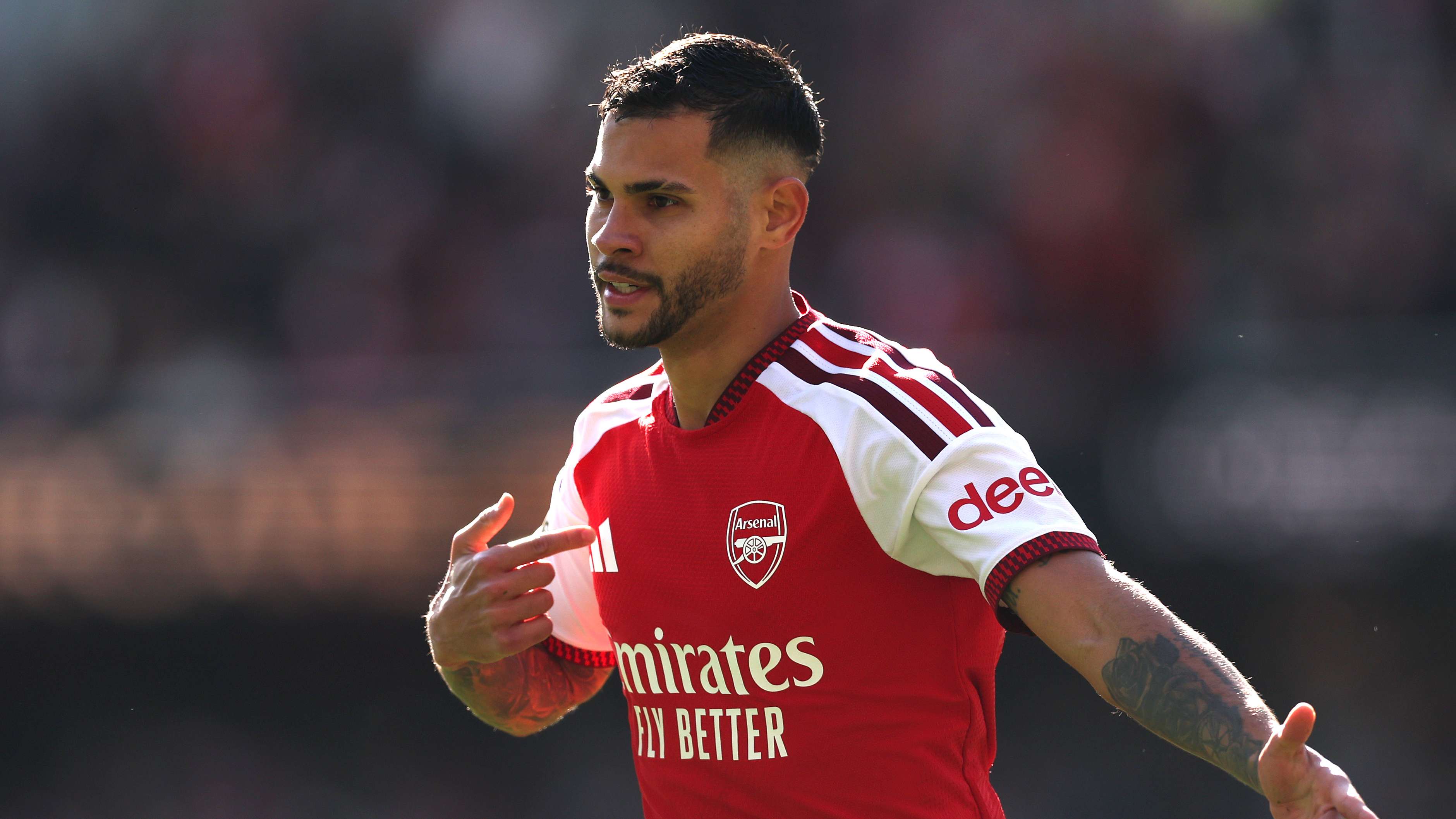Guimaraes Shines on Emirates Debut as Arsenal Beat Leeds 2-1